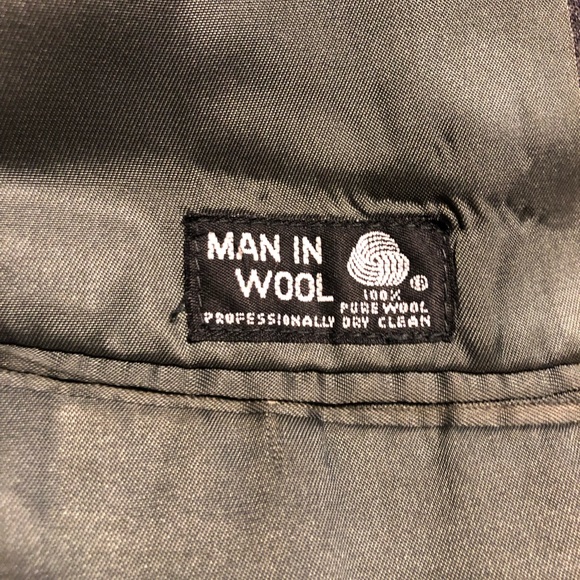 Charcoal Man in Wool Suit - Picture 2 of 6